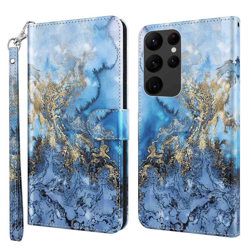 Folio Cover Samsung Galaxy S23 Ultra 5G Cinturino Art
