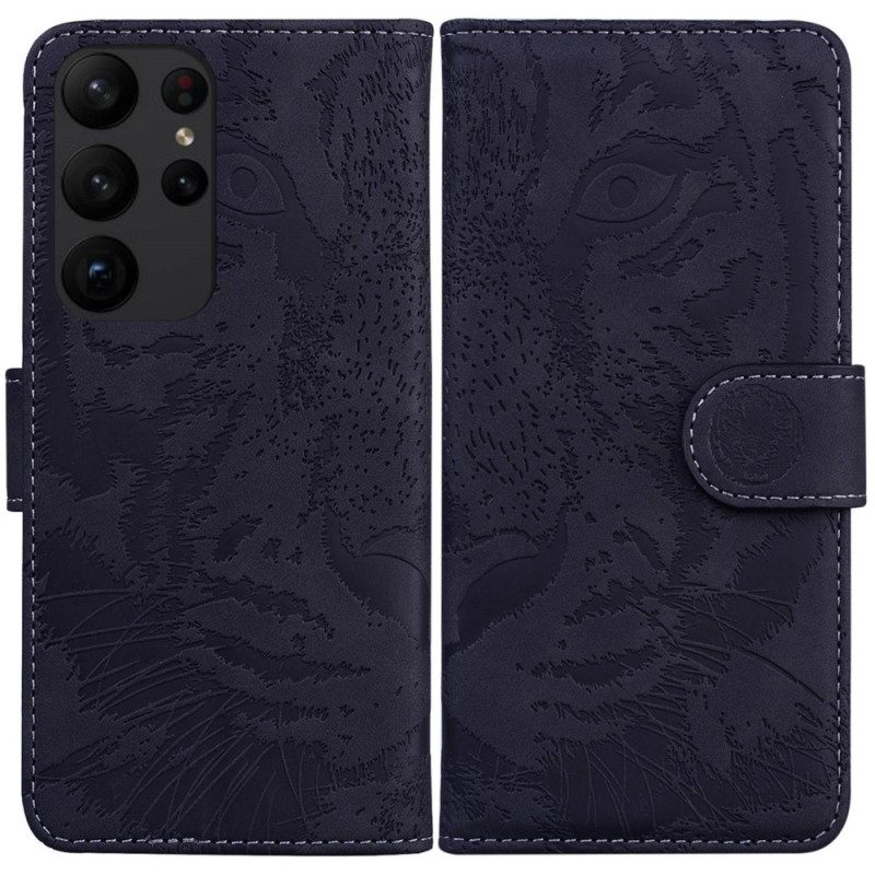 Folio Cover Samsung Galaxy S23 Ultra 5G Impronta Di Tigre