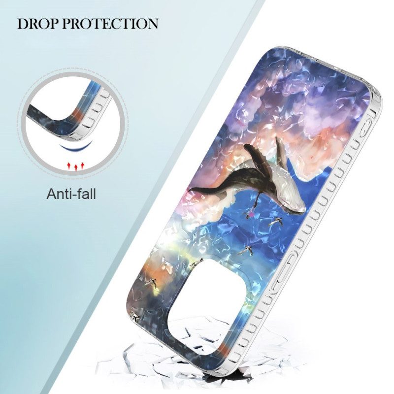 Cover iPhone 14 Pro Max Balena Stilizzata
