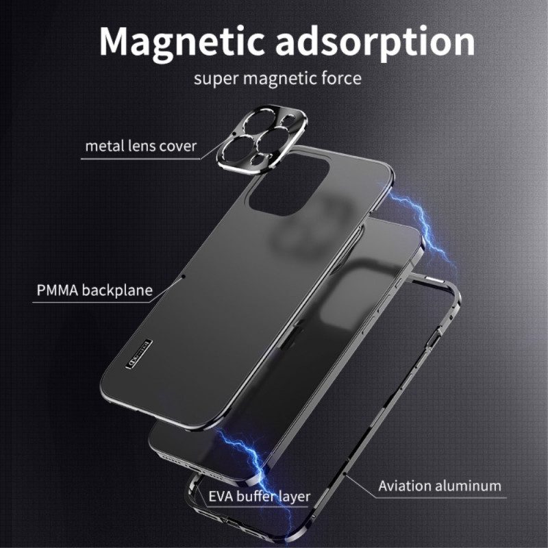 Cover iPhone 14 Pro Max Cornice Metallica