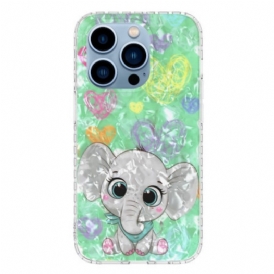 Cover iPhone 14 Pro Max Elegante Elefante