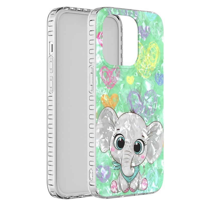 Cover iPhone 14 Pro Max Elegante Elefante