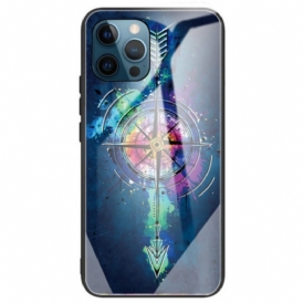 Cover iPhone 14 Pro Max Freccia In Vetro Temperato