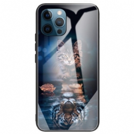 Cover iPhone 14 Pro Max Kitten Dream In Vetro Temperato