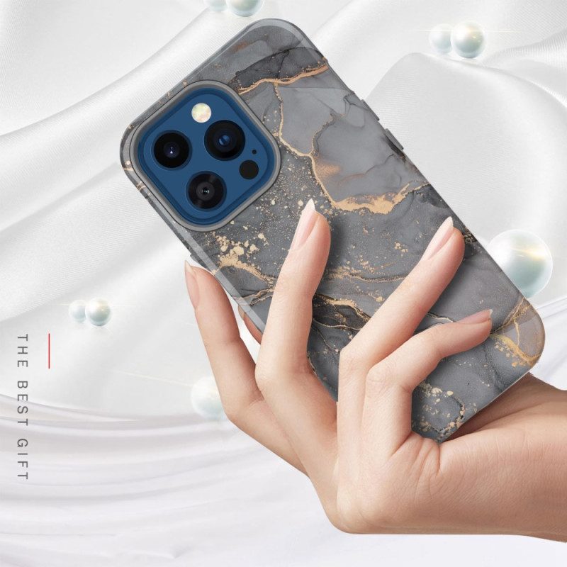 Cover iPhone 14 Pro Max Marmo Lussuoso