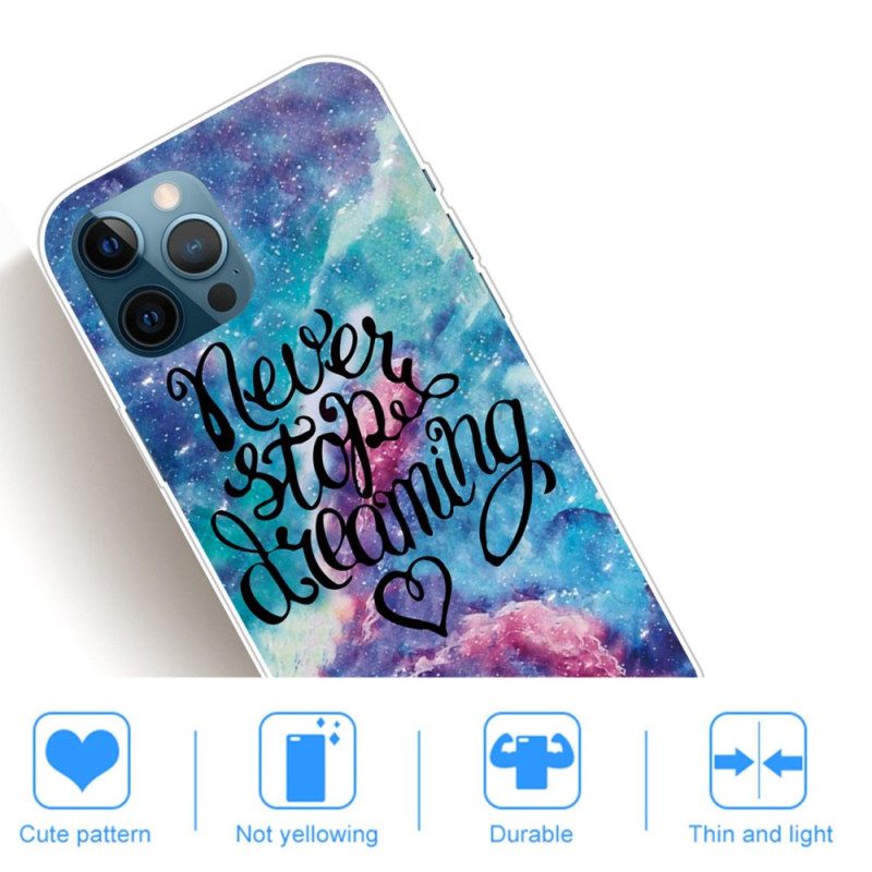 Cover iPhone 14 Pro Max Non Smettere Mai Di Sognare
