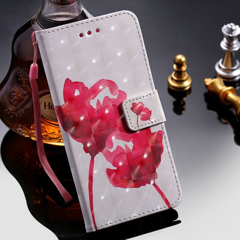 Cover iPhone 14 Pro Max Papavero Dell'acquerello