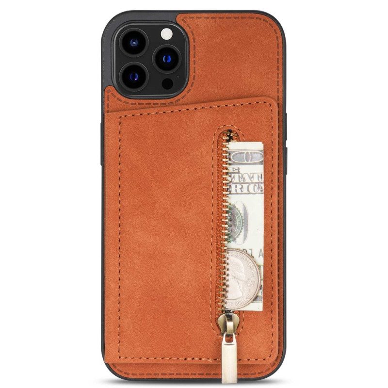 Cover iPhone 14 Pro Max Portafoglio Portafoglio Di Supporto A Mani Libere