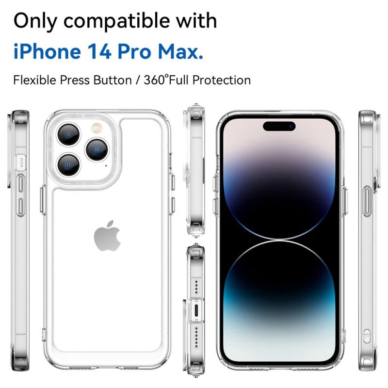 Cover iPhone 14 Pro Max Serie Di Caramelle Trasparenti