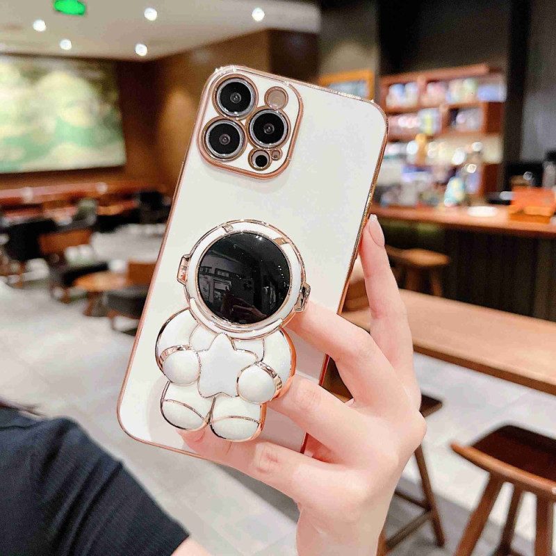 Cover iPhone 14 Pro Max Supporto Per Astronauta A Mani Libere