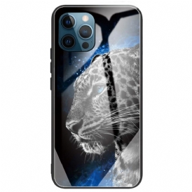 Cover iPhone 14 Pro Max Vetro Temperato Tigre