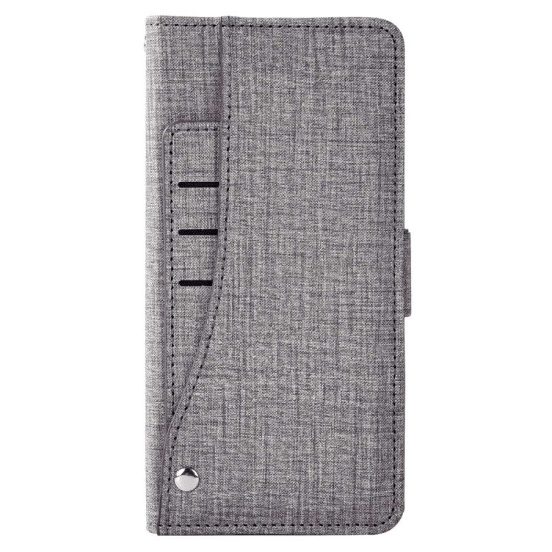 Custodia in pelle iPhone 14 Pro Max Portacarte Anteriore