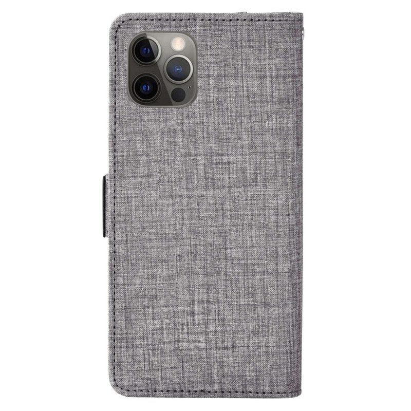 Custodia in pelle iPhone 14 Pro Max Portacarte Anteriore