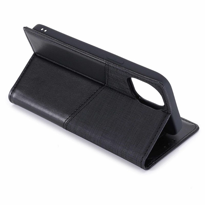 Folio Cover iPhone 14 Pro Max Custodia in pelle Rfid