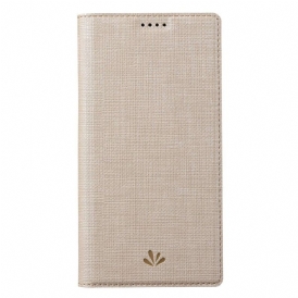 Folio Cover iPhone 14 Pro Max Custodia in pelle Serie Vili Dmx