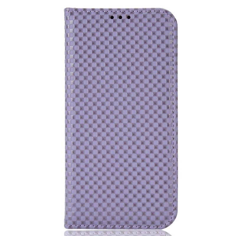 Folio Cover iPhone 14 Pro Max Custodia in pelle Strutturato