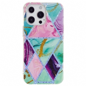 Cover iPhone 15 Pro Marmo Geometrico
