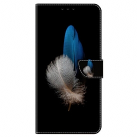 Custodia in pelle iPhone 15 Pro Due Piume