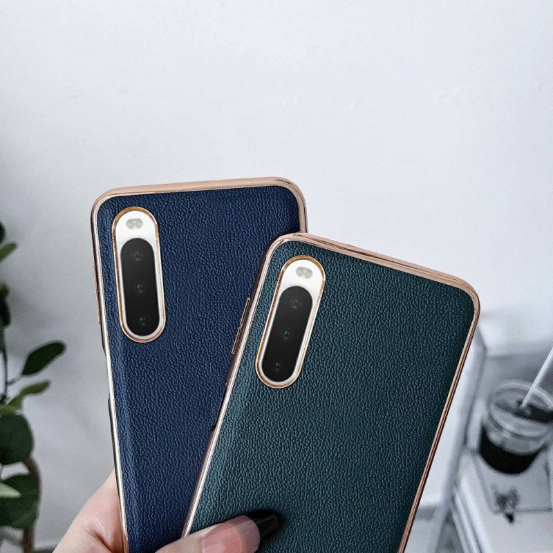 Cover Sony Xperia 10 IV Colore Vera Pelle
