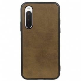 Cover Sony Xperia 10 IV Ecopelle Testurizzata