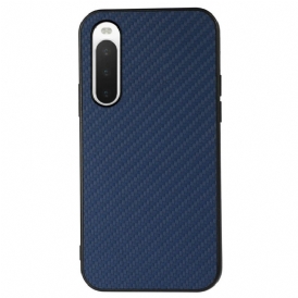 Cover Sony Xperia 10 IV Fibra Di Carbonio