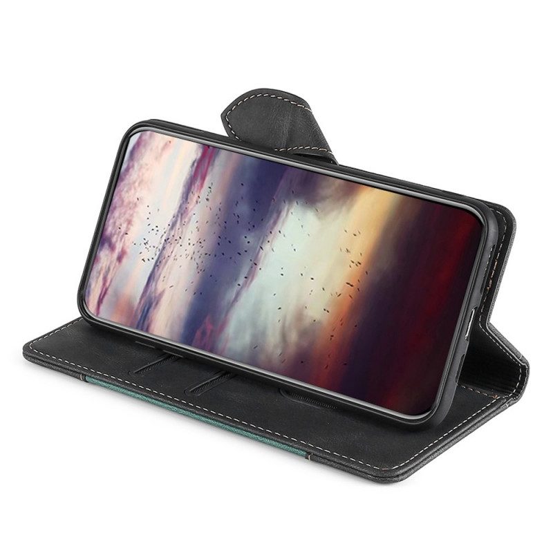 Custodia in pelle Sony Xperia 10 IV Floreale Bicolore