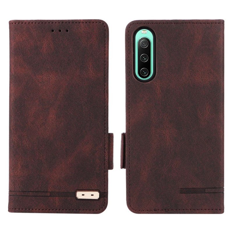 Folio Cover Sony Xperia 10 IV Eleganza Sottile