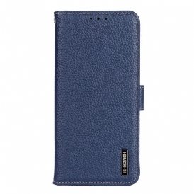 Folio Cover Sony Xperia 10 IV Khazneh Pelle Di Litchi