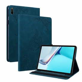Custodia in pelle Huawei MatePad 11 (2021) Farfalle Stilizzate