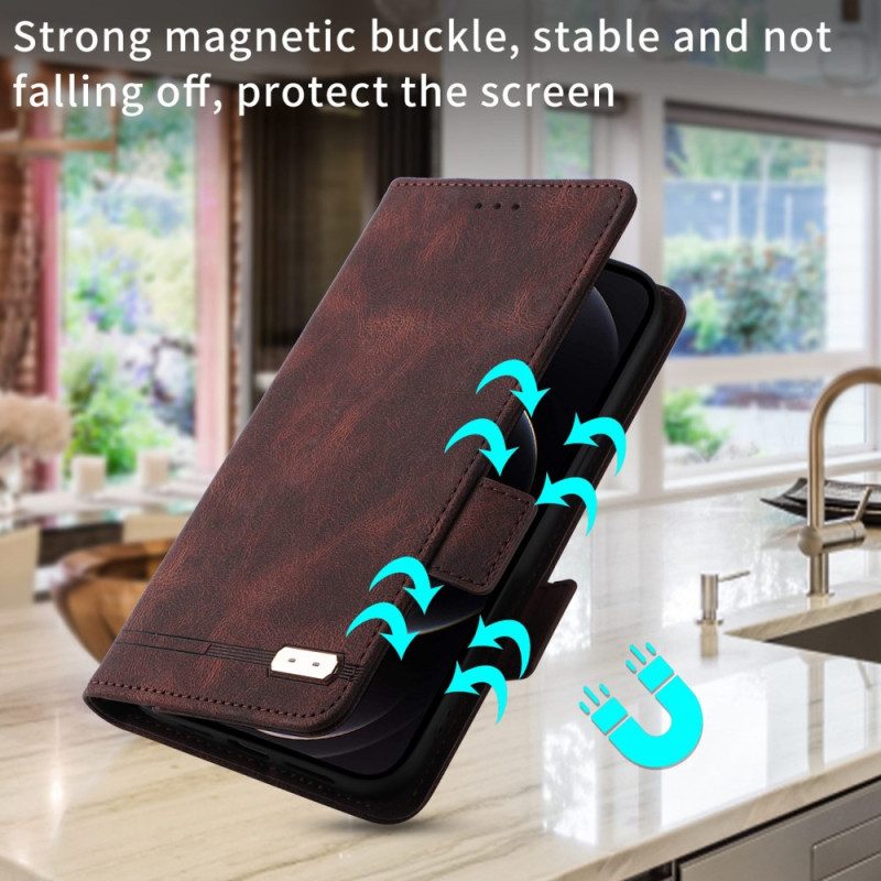 Custodia in pelle Realme C30 Decorazione Hardware