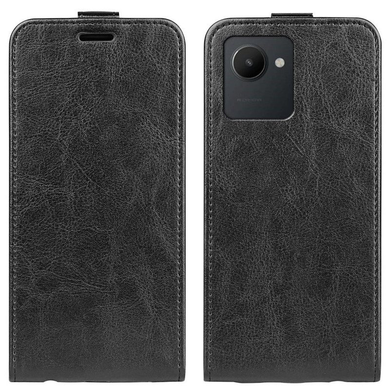 Custodia in pelle Realme C30 Folio Cover Aletta Verticale