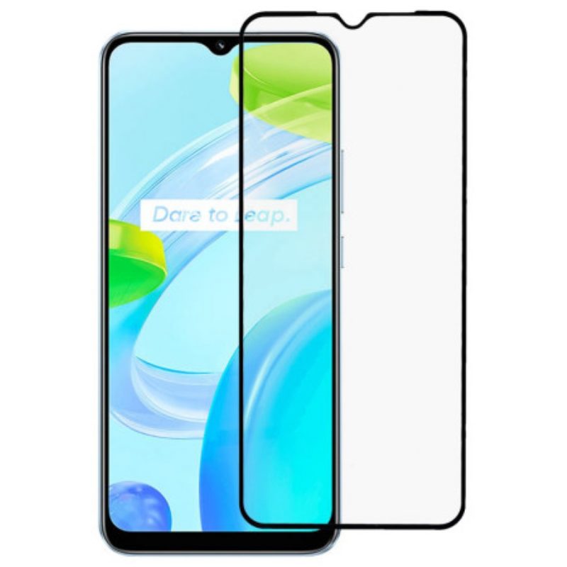 Protezione In Vetro Temperato Black Contour Per Realme C30