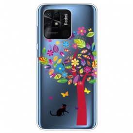 Cover Xiaomi Redmi 10C Albero Colorato Senza Soluzione Di Continuità