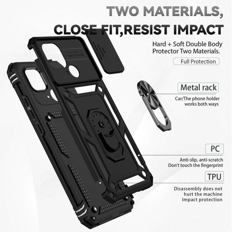 Cover Xiaomi Redmi 10C Anello Premium