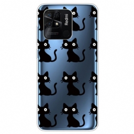 Cover Xiaomi Redmi 10C Gatti Divertenti
