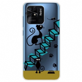 Cover Xiaomi Redmi 10C Gatti Sulle Scale