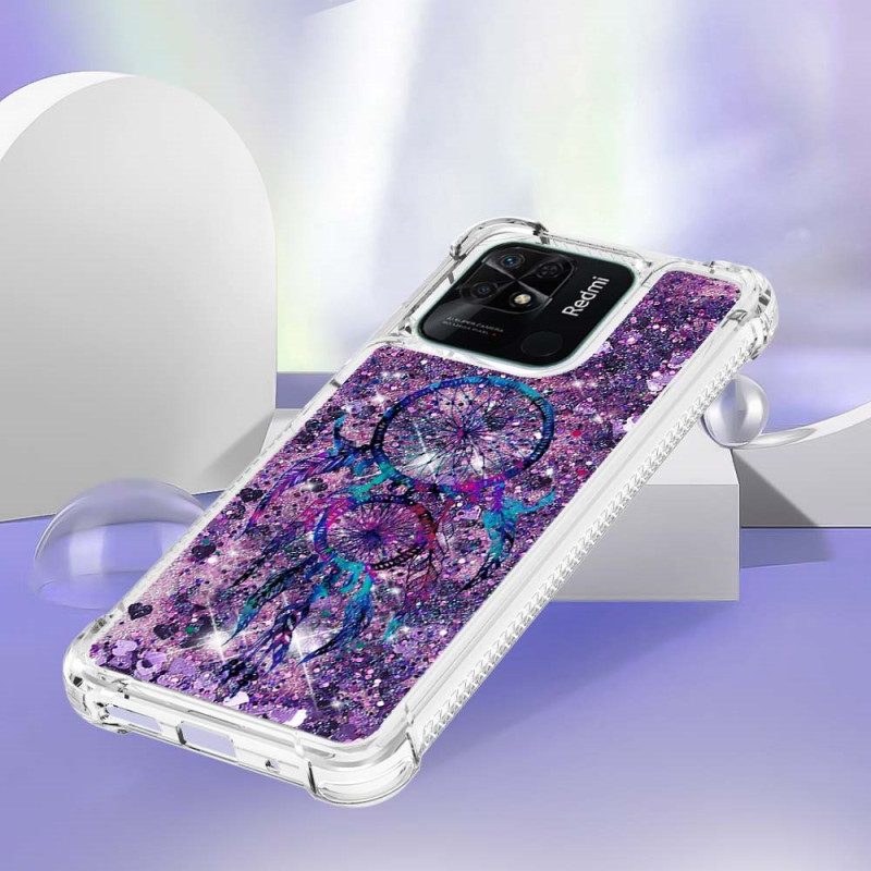 Cover Xiaomi Redmi 10C Paillettes Acchiappasogni