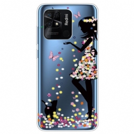 Cover Xiaomi Redmi 10C Ragazza Trasparente