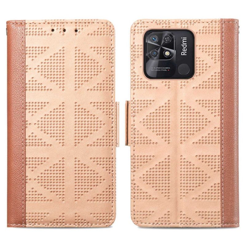Custodia in pelle Xiaomi Redmi 10C Elegante