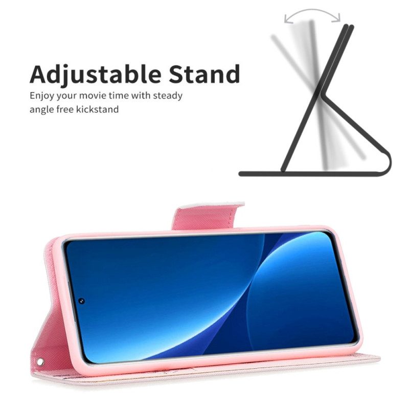 Custodia in pelle Xiaomi Redmi 10C Giraffa Intelligente