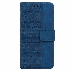 Custodia in pelle Xiaomi Redmi 10C Modello Con Cinturino