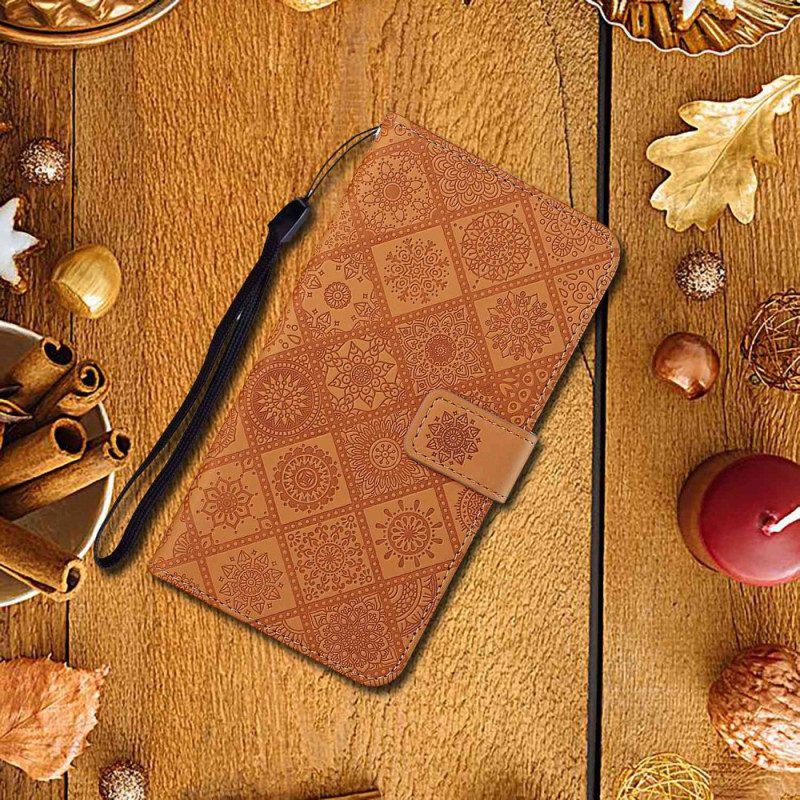 Custodia in pelle Xiaomi Redmi 10C Modello Di Arazzo