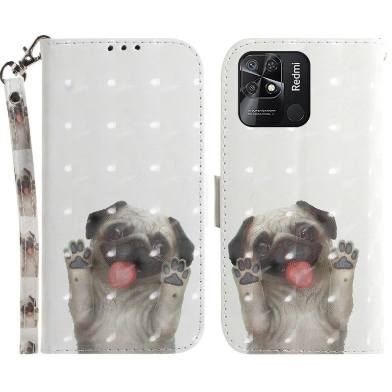Custodia in pelle Xiaomi Redmi 10C Perizoma Carlino