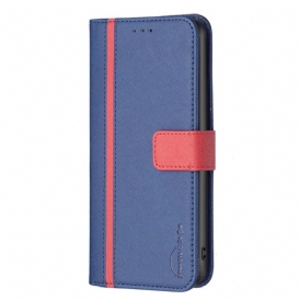 Custodia in pelle Xiaomi Redmi 10C Similpelle Testurizzata Binfen Color