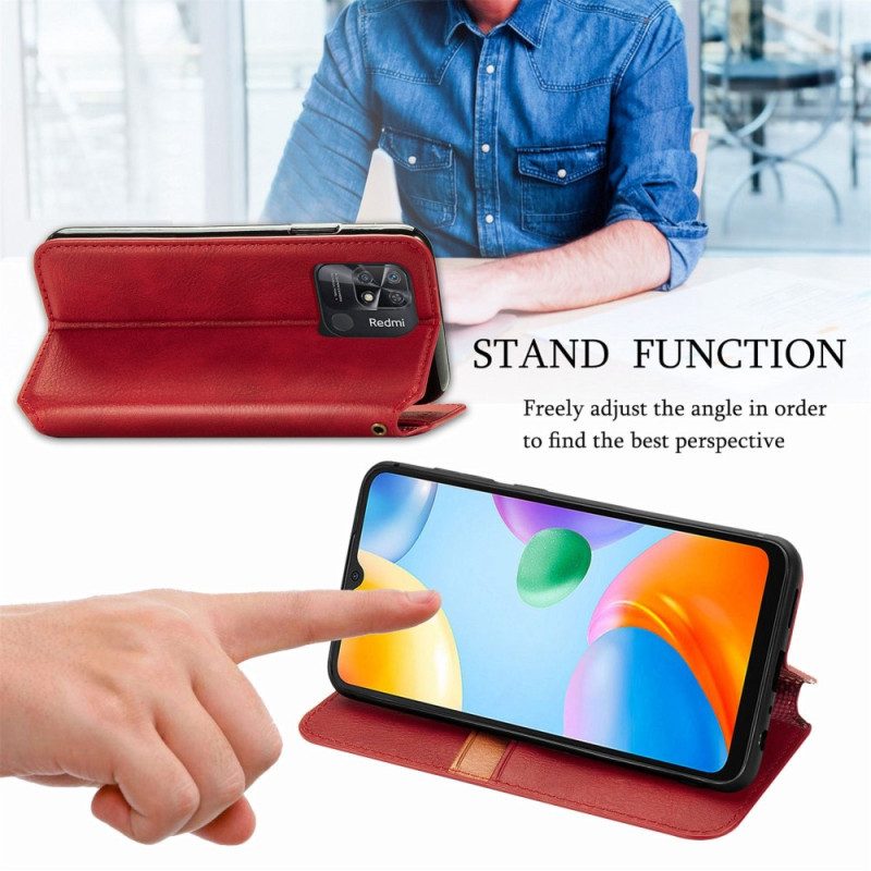 Folio Cover Xiaomi Redmi 10C Custodia in pelle Modello 3d