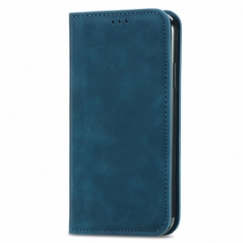Folio Cover Xiaomi Redmi 10C Custodia in pelle Serie D'epoca