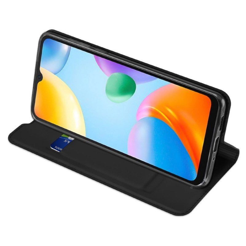 Folio Cover Xiaomi Redmi 10C Custodia in pelle Serie Skin-pro Dux Ducis