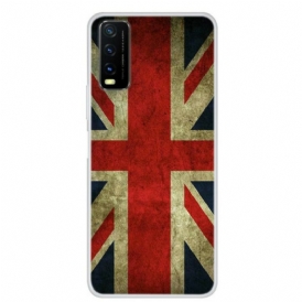 Cover Vivo Y20s Bandiera Inglese