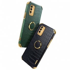 Cover Xiaomi Redmi 9T X-case Effetto Pelle Di Coccodrillo