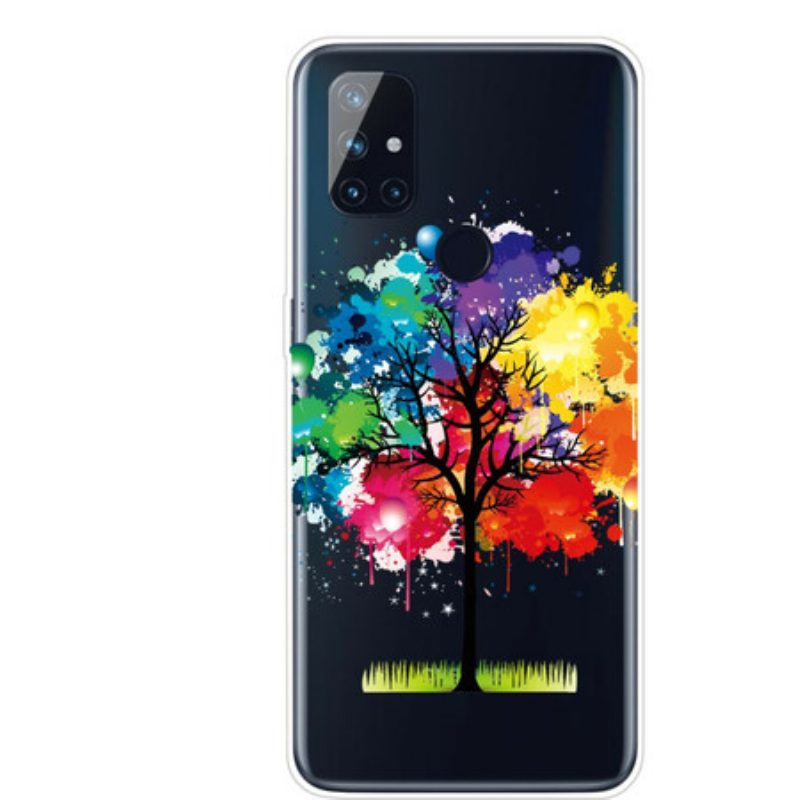 Cover OnePlus Nord N10 Albero Dell'acquerello Senza Soluzione Di Continuità
